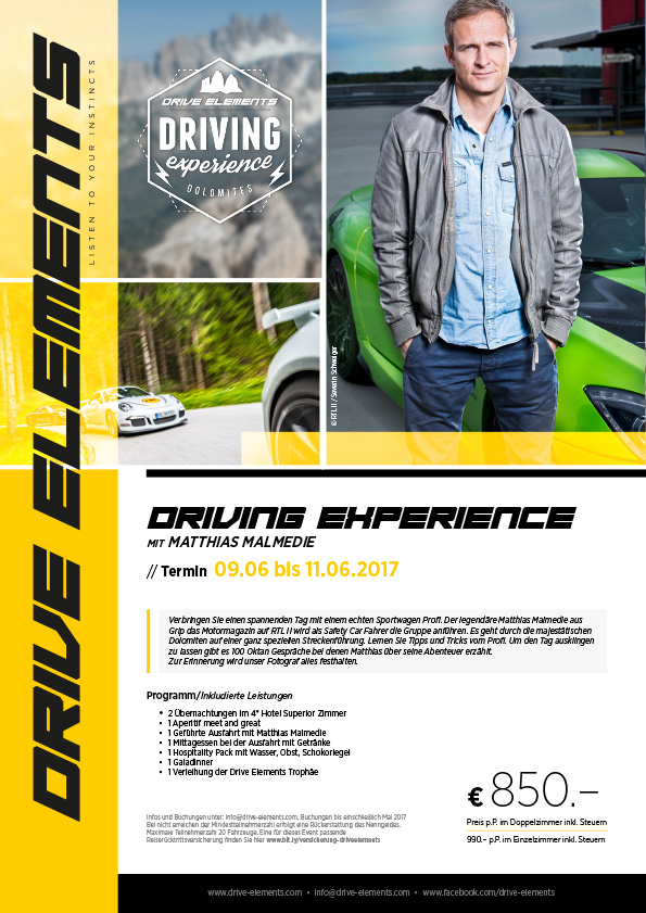 Driving Experience con Matthias Malmedie 2020