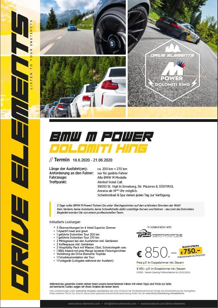 BMW M Power Dolomiti King 2020