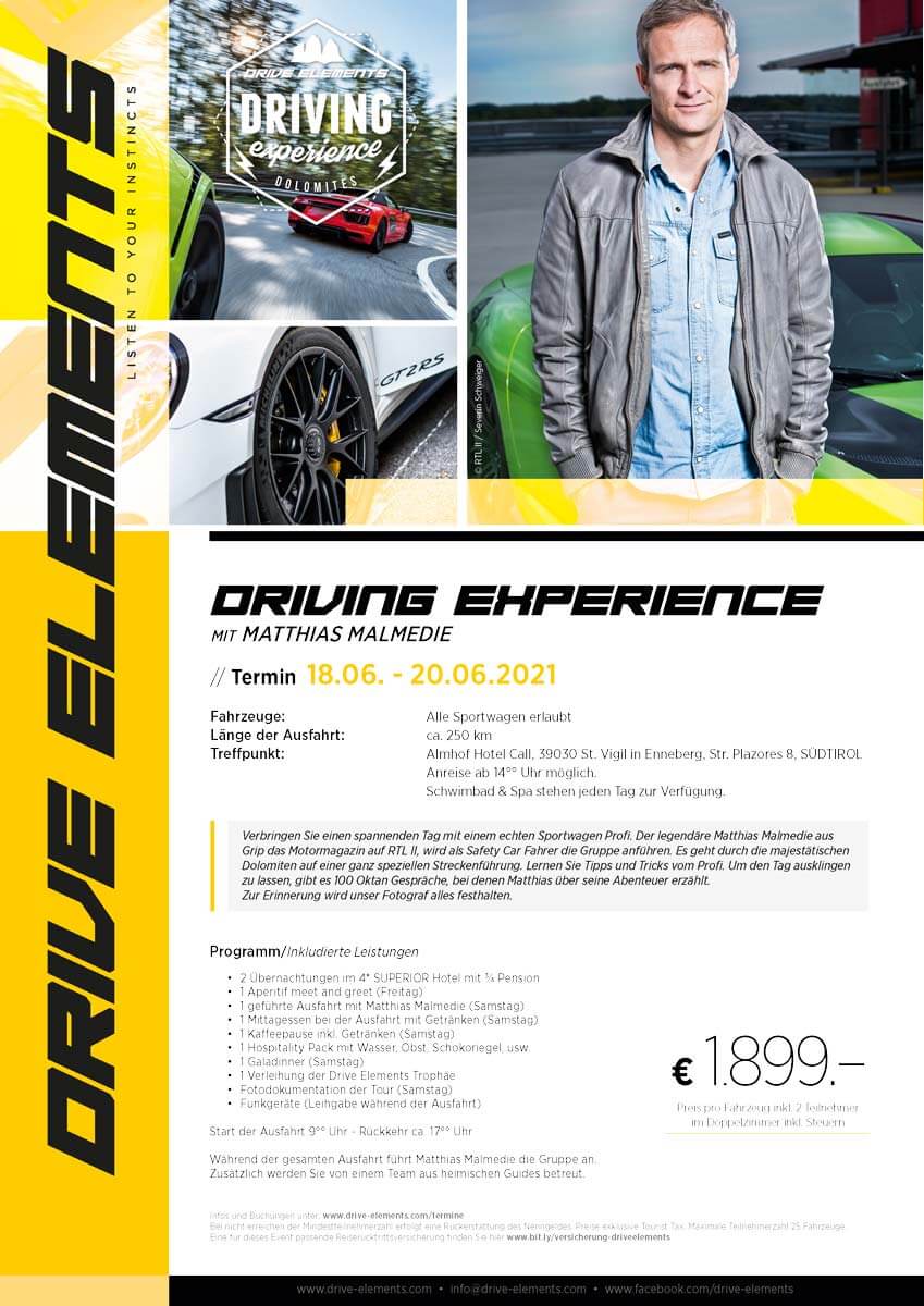 Driving Experience mit Matthias Malmedie