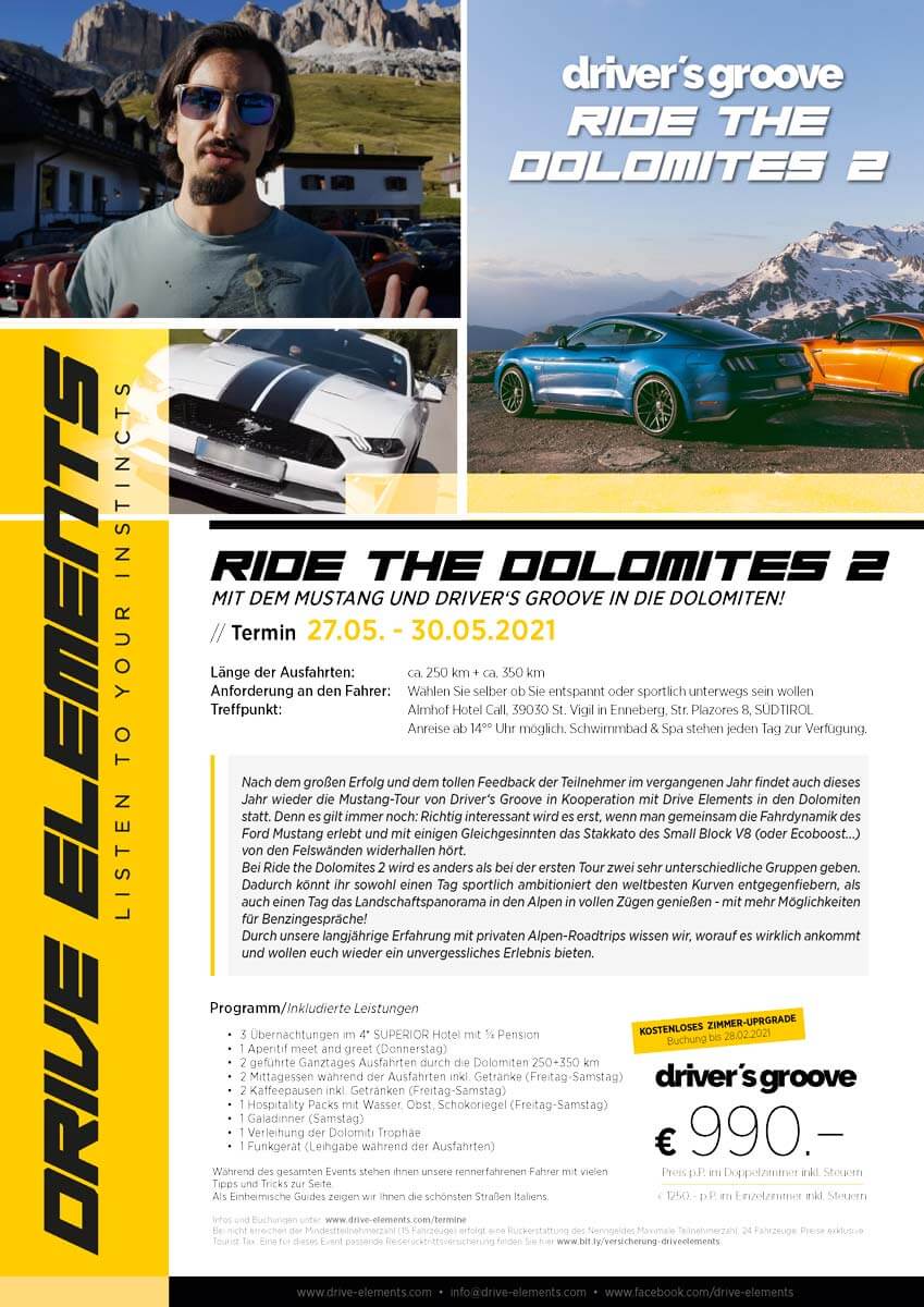 DRIVER’S GROOVE Ride the Dolomites 2